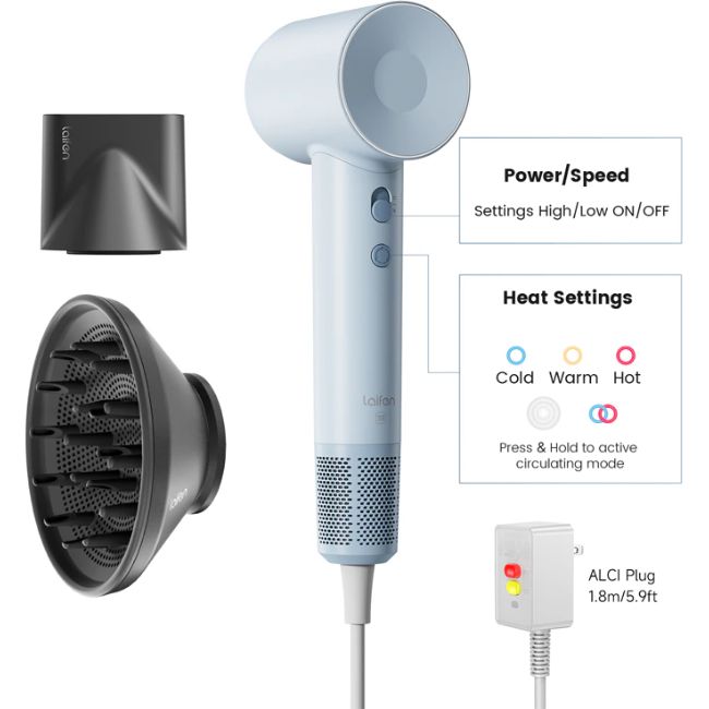 Сешоар Laifen Swift SE Special Hair Dryer - СИН -- Light Blue