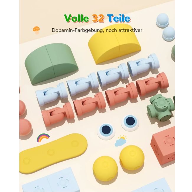 Магнитен конструктор Magfun Magnetic Building Blocks Toy - 3D Animal Figures, Versatile & Creative