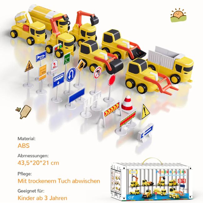 Магнитен конструктор Magfun Magnetic Building Blocks Toy - 3D Construction Vehicles, Versatile & Creative