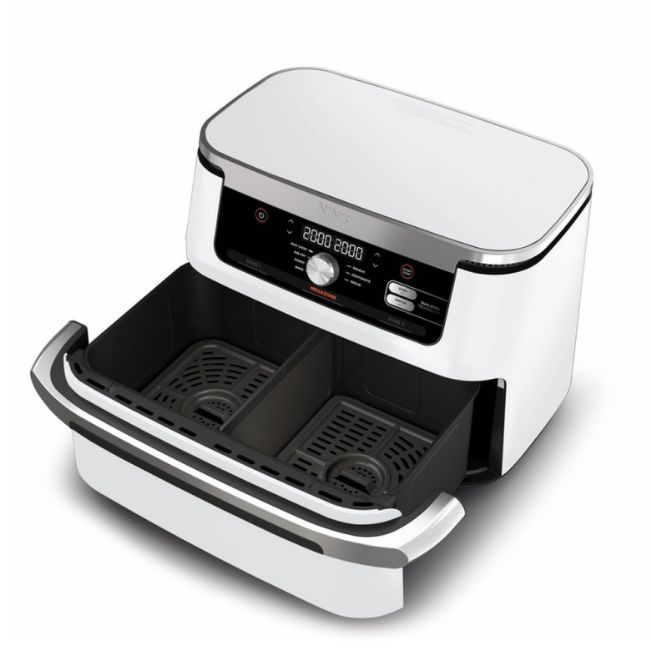 Airfryer Ninja AF500EUWH Fооdі Аіr Frуеr Dual Zona 10.4L - БЯЛ -- WHITE