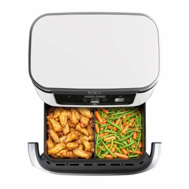Airfryer Ninja AF500EUWH Fооdі Аіr Frуеr Dual Zona 10.4L - БЯЛ -- WHITE