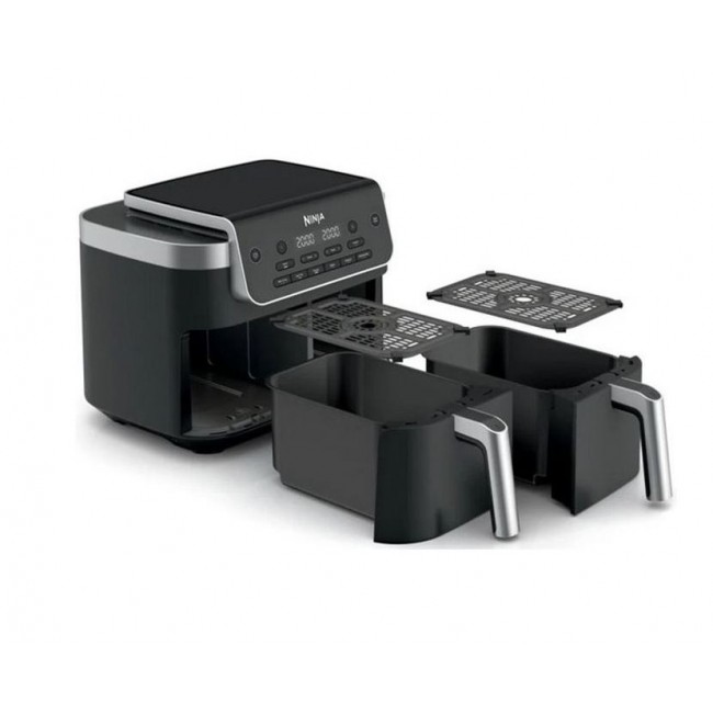 Ninja Airfryer DualZone DZ801EU, 2400W, 7.5 л- ЧЕРЕН -- BLACK