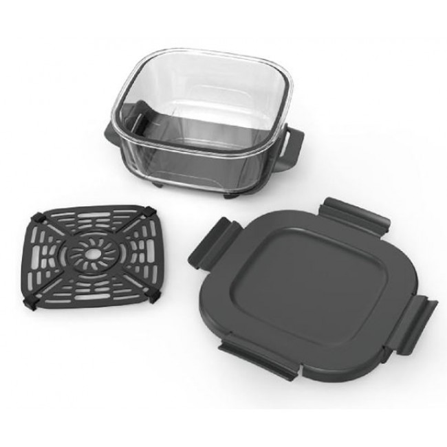 Прозрачен стъклен контейнер с капак Ninja CRISPi 1.4L, CleanCrisp - 1бр