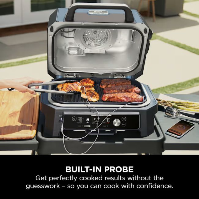Безжична температурна сонда за месо Ninja Woodfire Pro Connect XL Electric Barbecue Smoker Thermoprobe