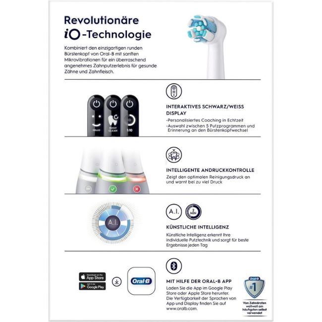 Електрическа четка за зъби Oral-B  iO Seriess 6 - СИВ -- GREY