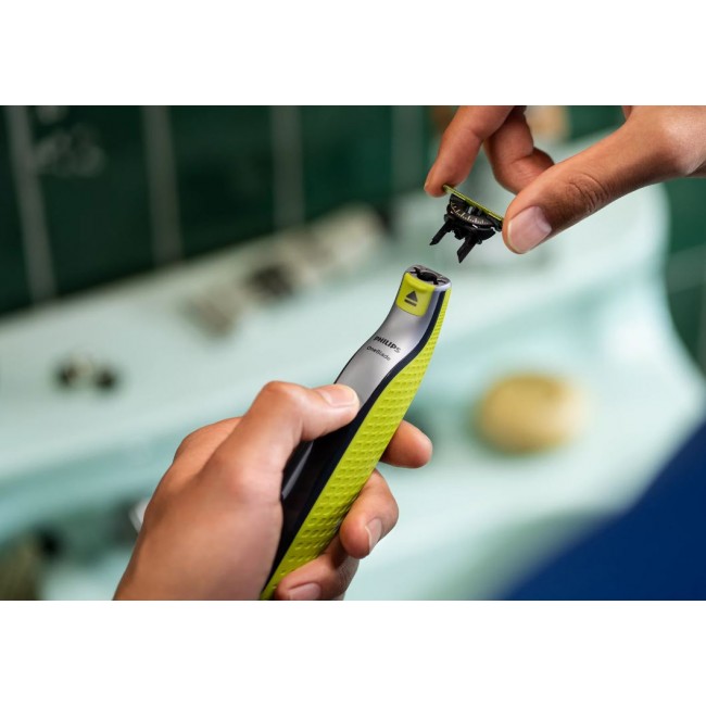 Тример за лице и тяло Philips Shaver OneBlade 360 Face QP2734/23 Green EU