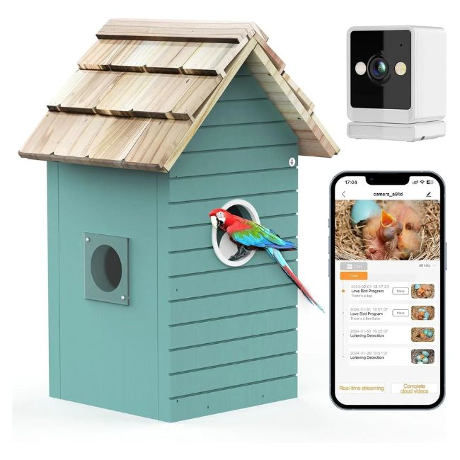 Смарт хранилка за птици RAINBEAN Nesting Box NB-E1