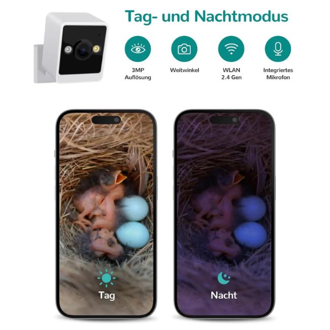 Смарт хранилка за птици RAINBEAN Nesting Box NB-E1