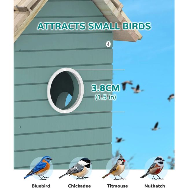 Смарт хранилка за птици RAINBEAN Nesting Box NB-E1