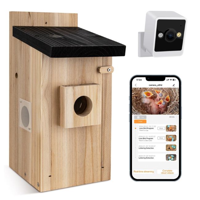 Смарт хранилка за птици RAINBEAN Nesting Box NW-E1