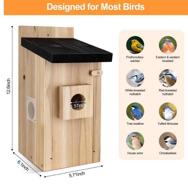 Смарт хранилка за птици RAINBEAN Nesting Box NW-E1