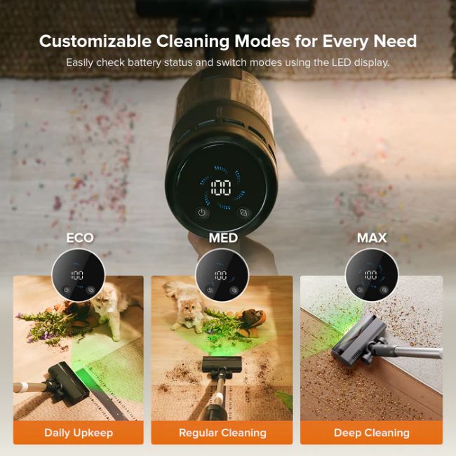 Вертикална прахосмукачка Roborock H60 Hub Pro