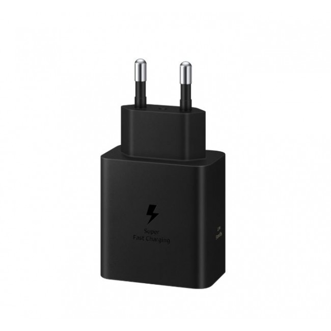 Зарядно устройство Samsung Оригинален адаптер 60W USB-C EP-T6010NBEGWW,  Fast Charging - ЧЕРЕН -- BLACK