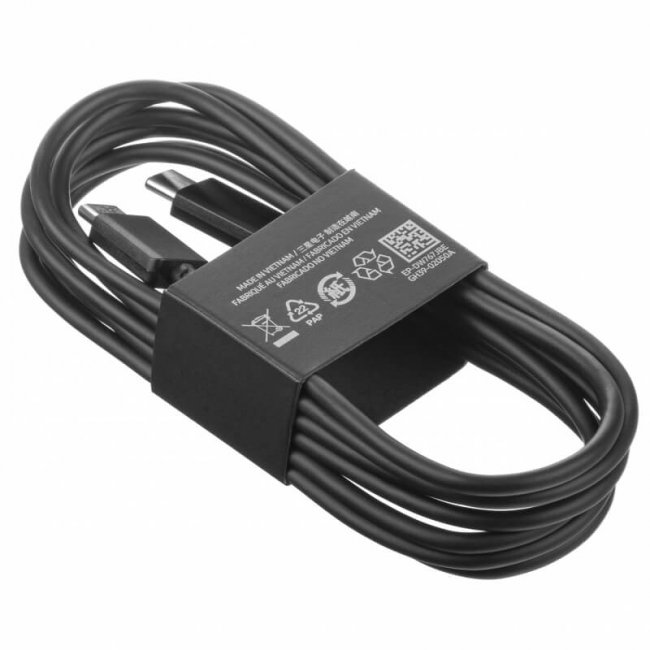 Кабел Samsung USB-C Cable 3A 1.8m, EP-DW767JWE - ЧЕРЕН -- BLACK