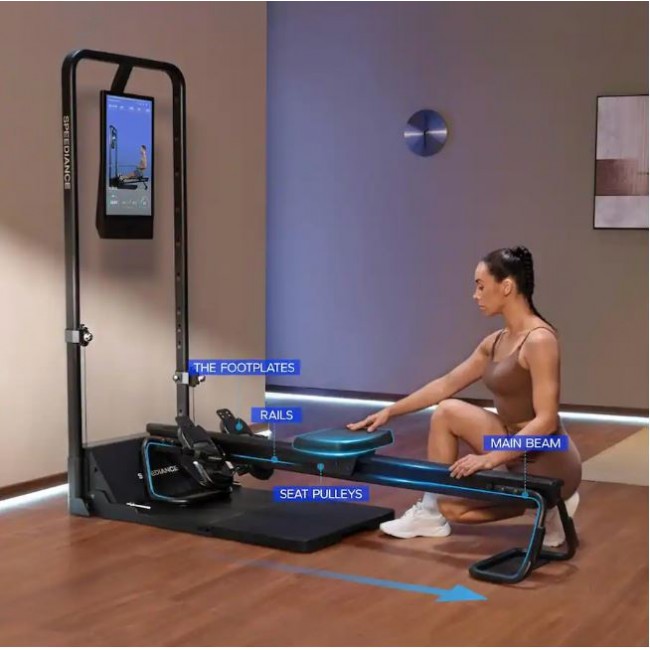 Speediance AeroRow Rowing Bench - черен -- black
