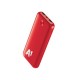 Външна Батерия TTEC Power Bank 10 000mAh с кабел - ЧЕРВЕН -- RED
