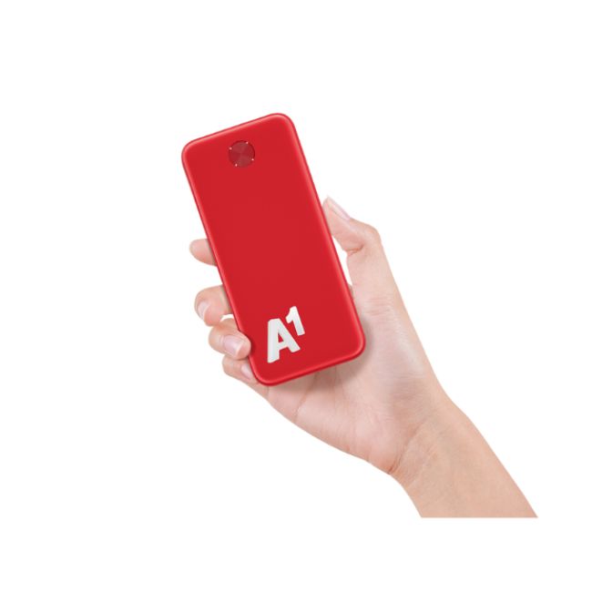 Външна Батерия TTEC Power Bank 10 000mAh с кабел - ЧЕРВЕН -- RED
