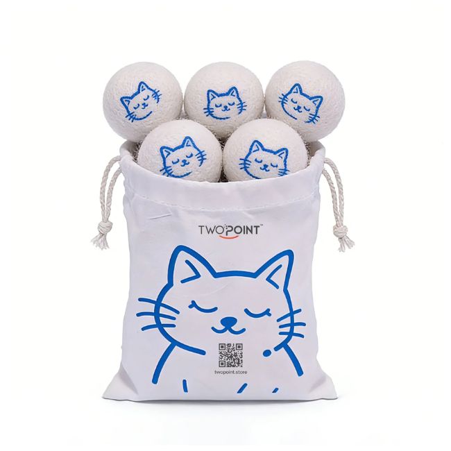 Играчка за котки TWOPOINT Quiet Wool Cat Ball