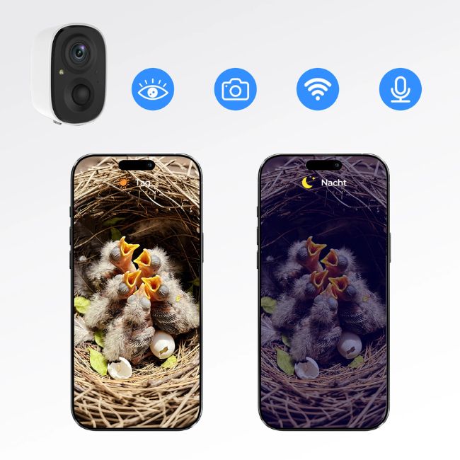 Смарт хранилка за птици TWOPOINT Bird House Solar Energy Version NW-S1