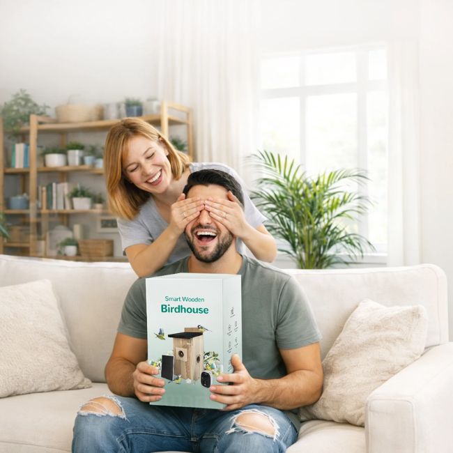 Смарт хранилка за птици TWOPOINT Bird House Solar Energy Version NW-S1