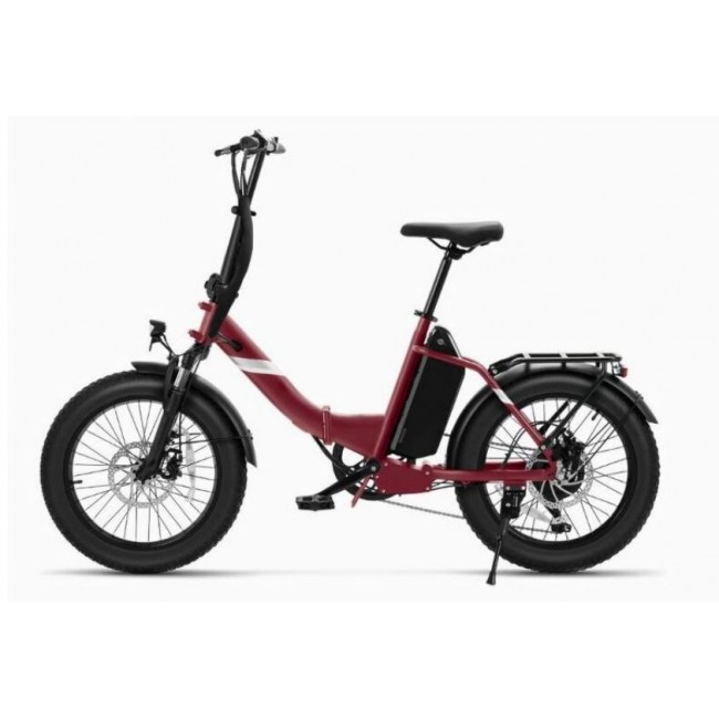 Електрически велосипед Touroll S3 Folding Fat Tire - ЧЕРВЕНО -- RED