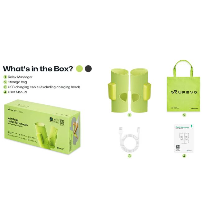 Масажор Xiaomi UREVO Care Wireless Relax Massager - ЧЕРЕН