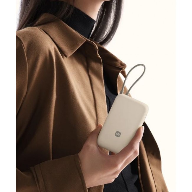 Преносима батерия Xiaomi Power Bank 10000 (Integrated Cable) - ТЕН -- TAN