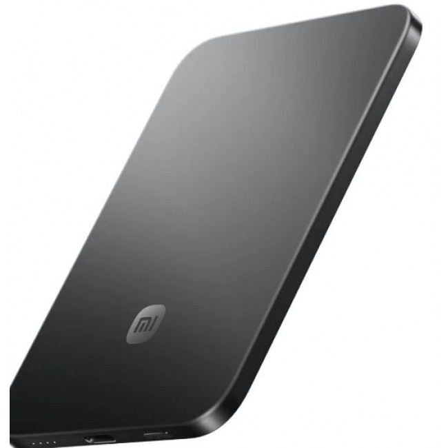 Преносима, външна батерия Xiaomi UltraThin Magnetic Power Bank 5000 / 15W - ЧЕРНА -- BLACK