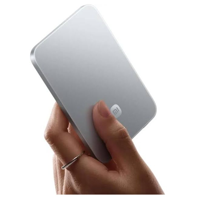 Преносима, външна батерия Xiaomi UltraThin Magnetic Power Bank 5000 / 15W - СИВ -- SILVER