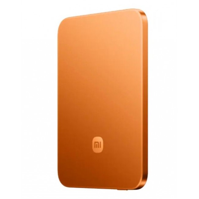 Преносима, външна батерия Xiaomi UltraThin Magnetic Power Bank 5000 / 15W - ОРАНЖЕВА -- ORANGE