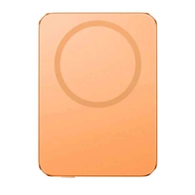 Преносима, външна батерия Xiaomi UltraThin Magnetic Power Bank 5000 / 15W - ОРАНЖЕВА -- ORANGE