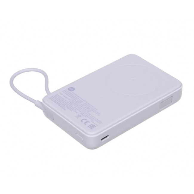Външна преносима Xiaomi Magnetic Power Bank 10000 37W - ЛИЛАВ-- PURPLE