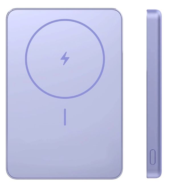Външна батерия Xiaomi Super Slim Magnetic Power Bank 5000 - ЛИЛАВ -- PURPLE