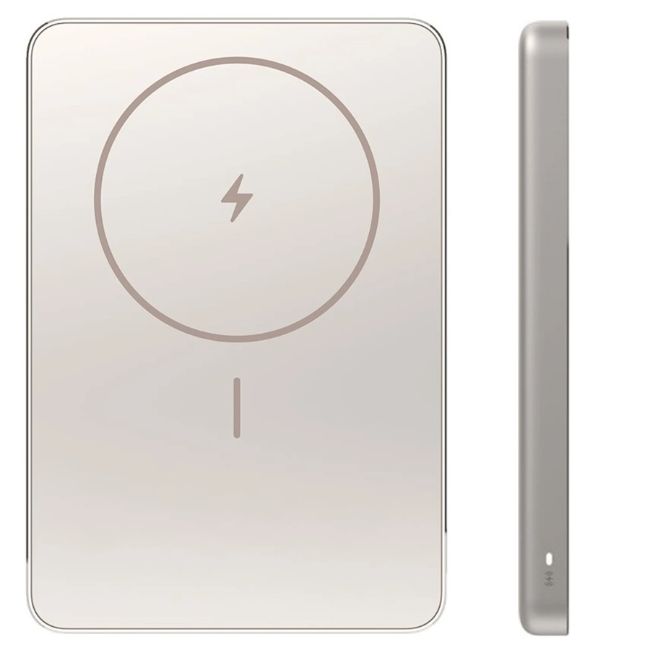 Външна батерия Xiaomi Super Slim Magnetic Power Bank 5000 - ЗЛАТЕН -- GOLD