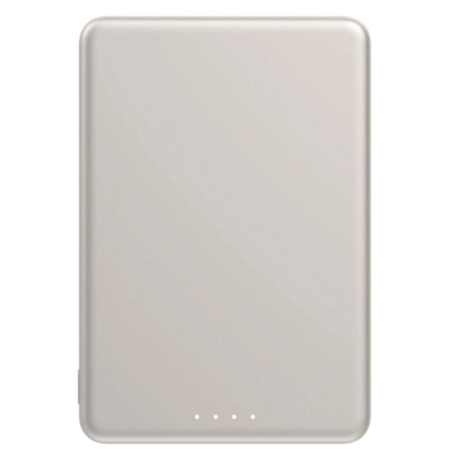 Външна батерия Xiaomi Super Slim Magnetic Power Bank 5000 - ЗЛАТЕН -- GOLD