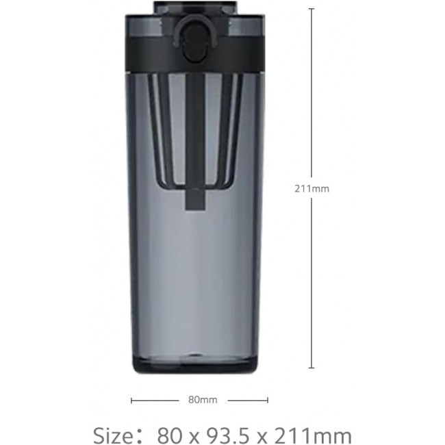 Бутилка за вода Xiaomi Tritan Water Bottle - ЧЕРЕН -- BLACK