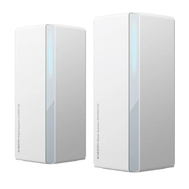 Рутер Xiaomi Mesh System AX3000 NE (2 Pack) - БЯЛ -- WHITE