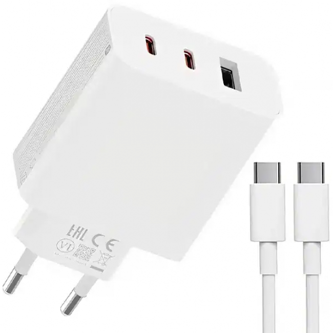Зарядно устройство Xiaomi GaN Charger 67W 2C1A BHR7493EU