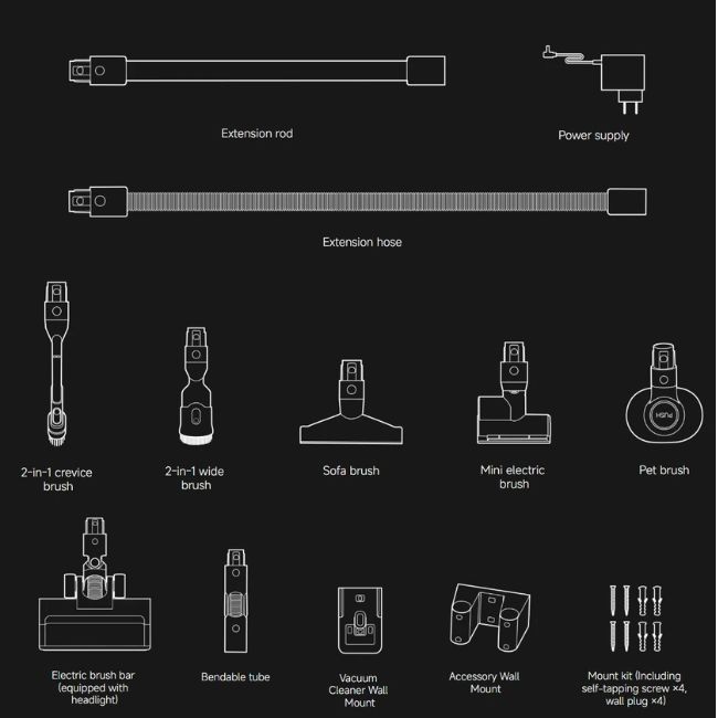 Вертикална прахосмукачка Xiaomi Vacuum Cleaner G30 Max - СИВ -- GRAY