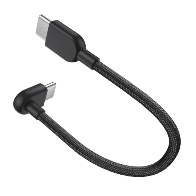 Оригинален кабел с оплетка Xiaomi Braided USB-C to USB-C Cable 3A  (10cm)