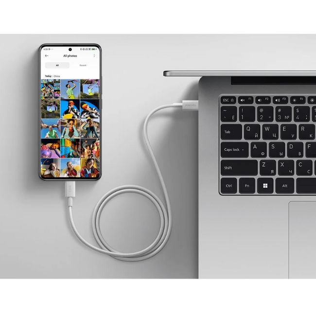 Оригинален кабел Xiaomi 6A Braided Type-C to Type-C Cable (2m)