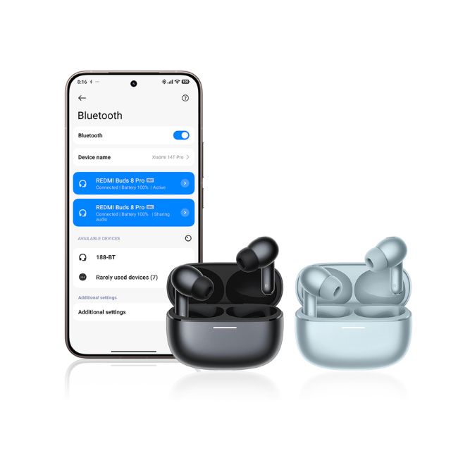 Слушалки Xiaomi Redmi Buds 8 Pro - БЯЛ -- WHITE