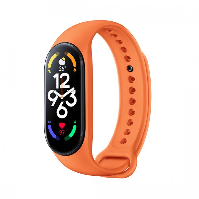 Силиконова каишка Xiaomi Mi Band 7 BHR6202GL - ОРАНЖЕВ -- ORANGE