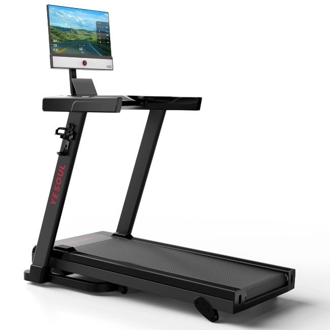 Бягаща фитнес пътека Yesoul Treadmill T1M Plus - ЧЕРЕН -- BLACK