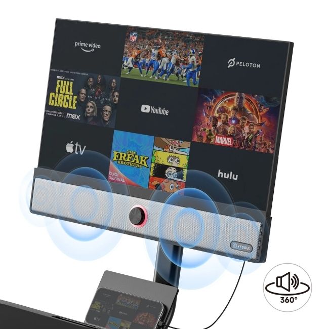 Бягаща фитнес пътека Yesoul Treadmill T1M Plus - ЧЕРЕН -- BLACK