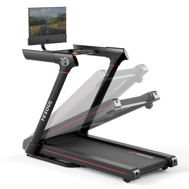 Бягаща фитнес пътека Yesoul Treadmill T3 Plus - ЧЕРЕН -- BLACK