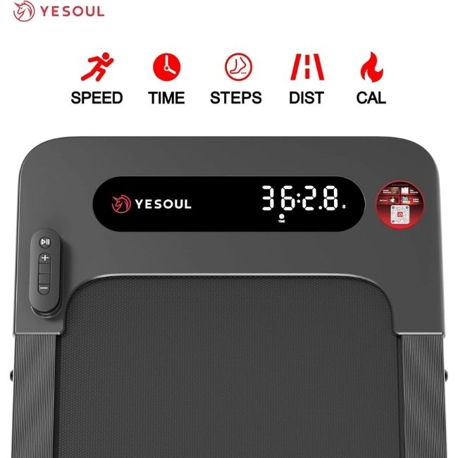 Бягаща фитнес пътека Yesoul Walking Pad W2 - ЧЕРЕН -- BLACK