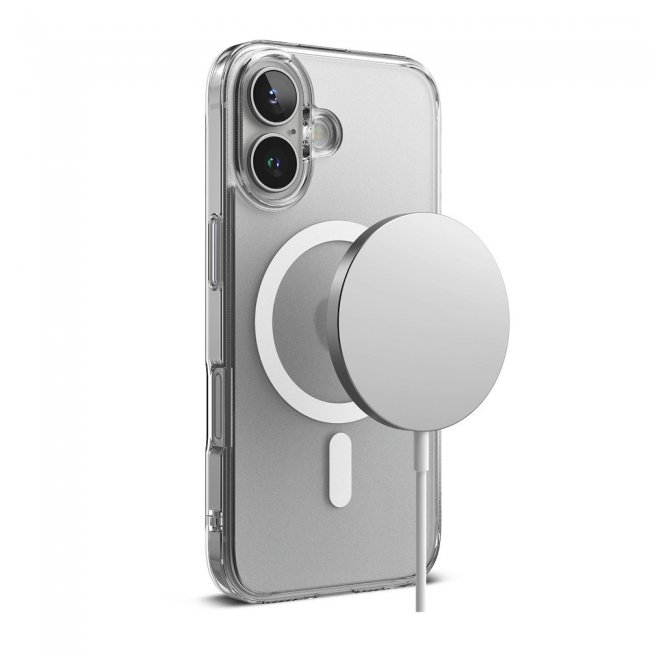 Калъф за мобилен телефон Ringke iPhone 16 Case Fusion Magnetic Clear - ПРОЗРАЧЕН