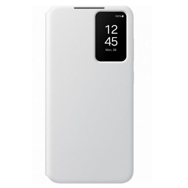 Калъф за мобилен телефон Samsung Galaxy S24 Smart View Wallet Case - БЯЛ -- WHITE