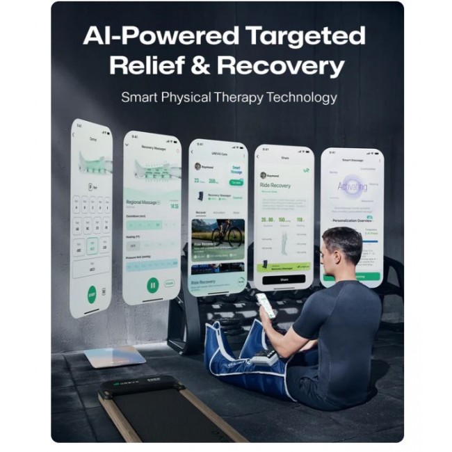 Масажор UREVO Care Wireless Recovery Massager - ЧЕРЕН